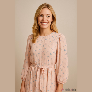 Gianni Bini Pale Pink and Cream Party Dress NWT Size M